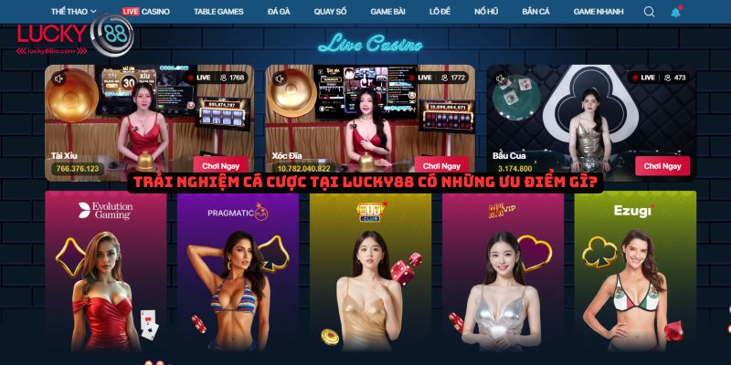 Lucky88 có nhiều ưu đãi hấp dẫn